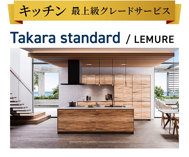 キッチン 最上級グレードサービス Takara standard / LEMURE